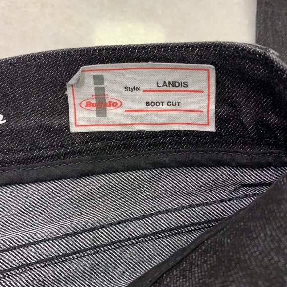 Buffalo Landis Boot Cut Black Jeans sz:8 (32x33) - Picture 3 of 7